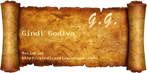 Gindl Godiva névjegykártya